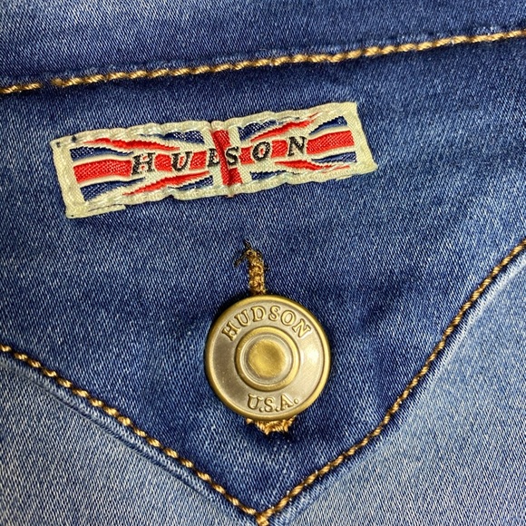 Hudson Girls Jeans Sz 12 Skinny Waist 13” - Picture 5 of 5